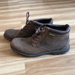 Rockport Hydro-Shield Waterproof Boots A13715 Brown Leather Mens 8 m